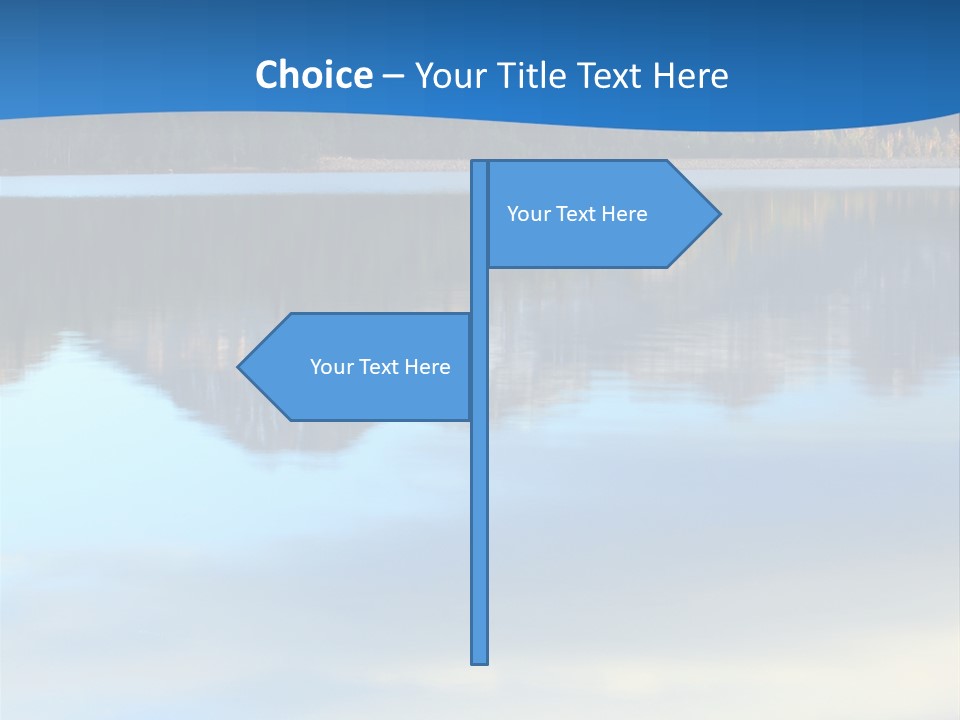 Pines Conifer Serene PowerPoint Template