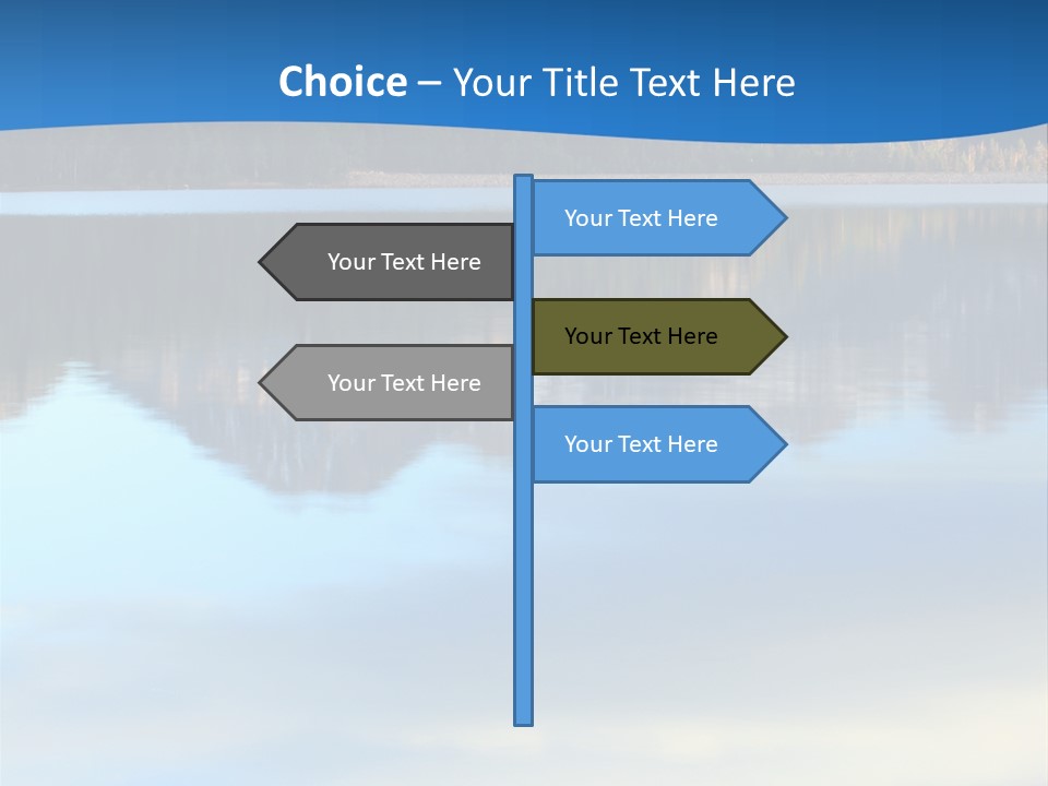 Pines Conifer Serene PowerPoint Template