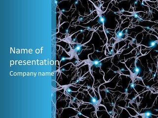 Medical Biology Neural PowerPoint Template