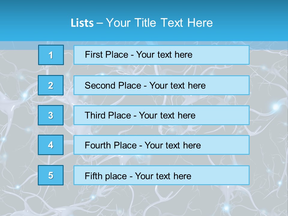 Medical Biology Neural PowerPoint Template