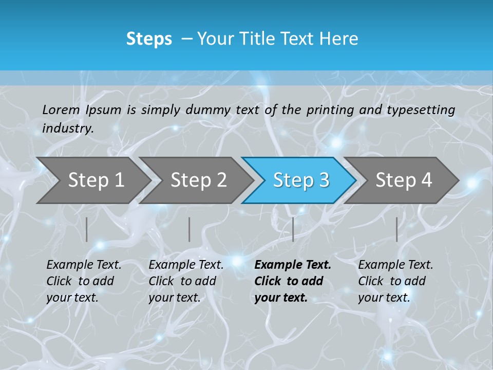 Medical Biology Neural PowerPoint Template