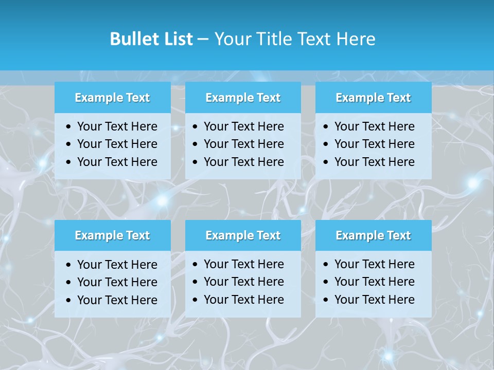 Medical Biology Neural PowerPoint Template
