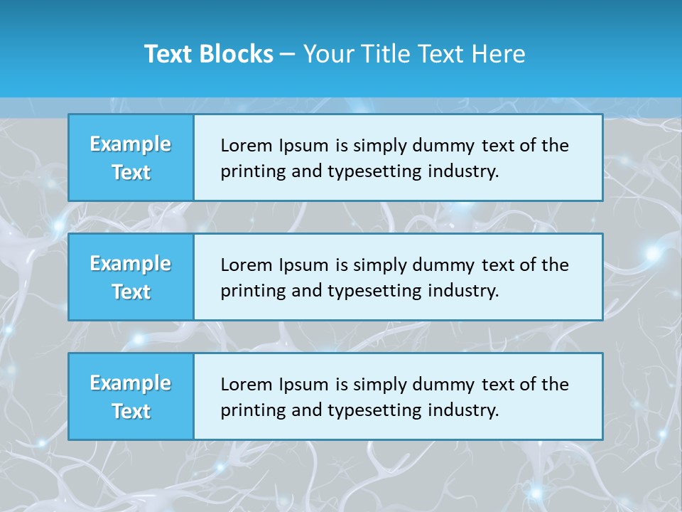 Medical Biology Neural PowerPoint Template
