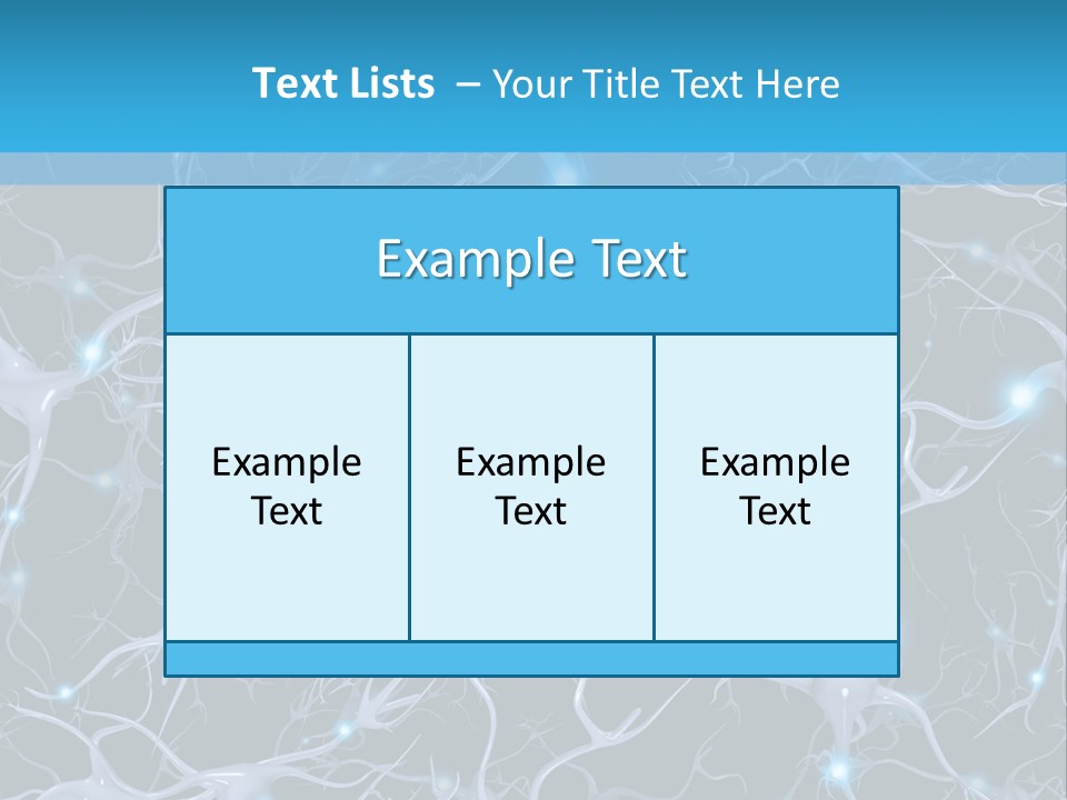 Medical Biology Neural PowerPoint Template