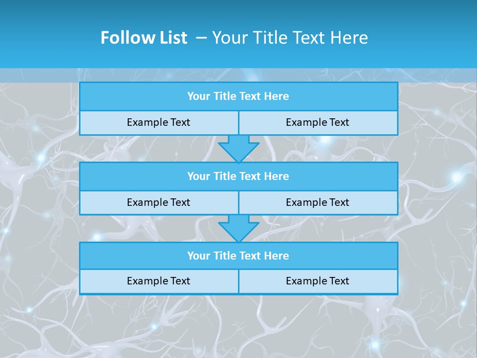 Medical Biology Neural PowerPoint Template