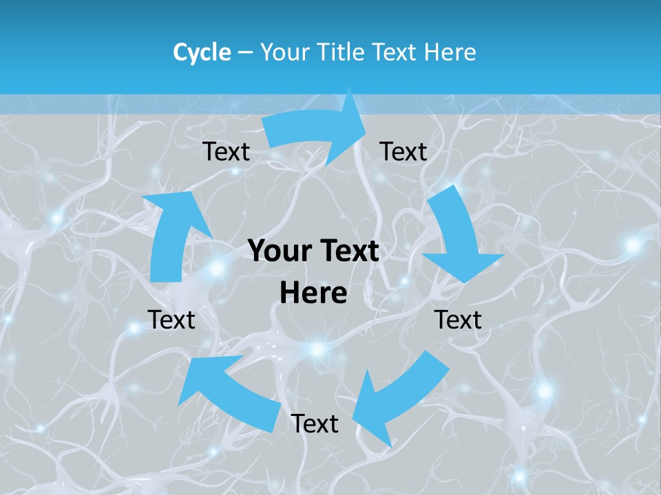 Medical Biology Neural PowerPoint Template