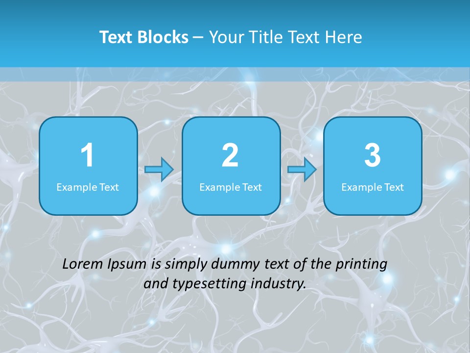 Medical Biology Neural PowerPoint Template