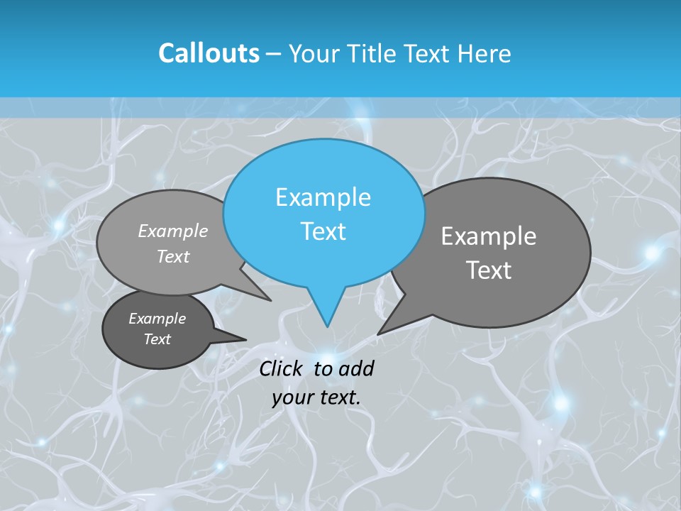 Medical Biology Neural PowerPoint Template