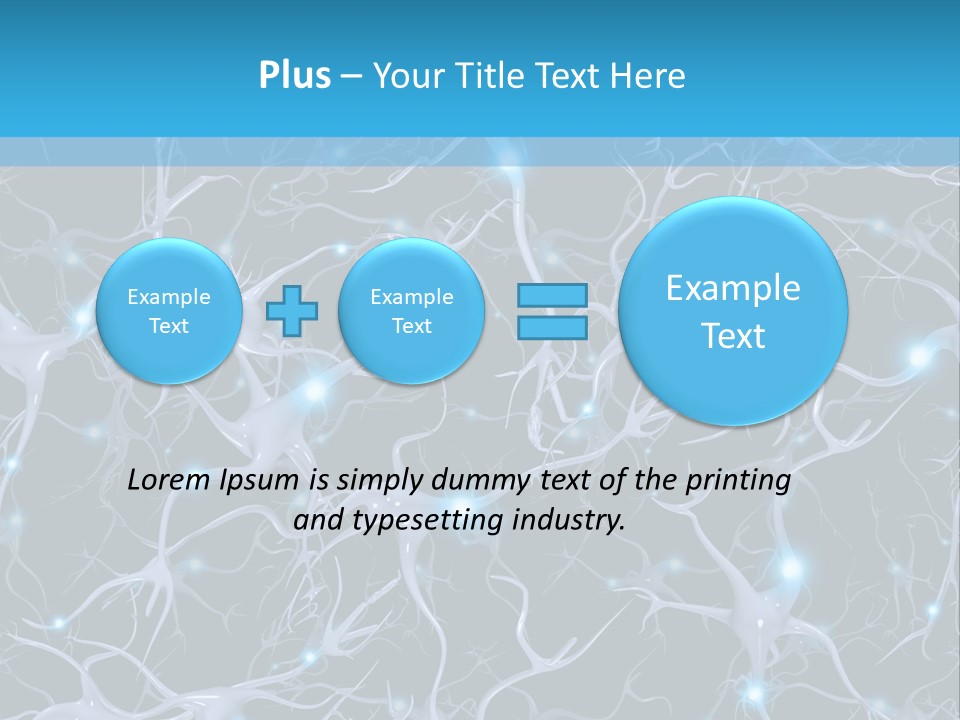 Medical Biology Neural PowerPoint Template