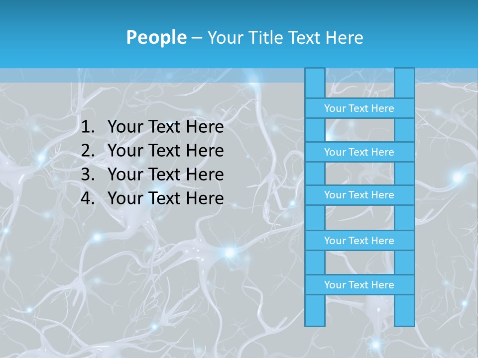 Medical Biology Neural PowerPoint Template