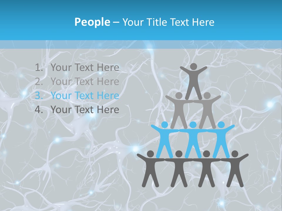 Medical Biology Neural PowerPoint Template