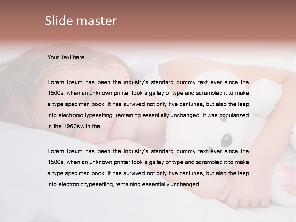 Health Daughter Happy PowerPoint Template