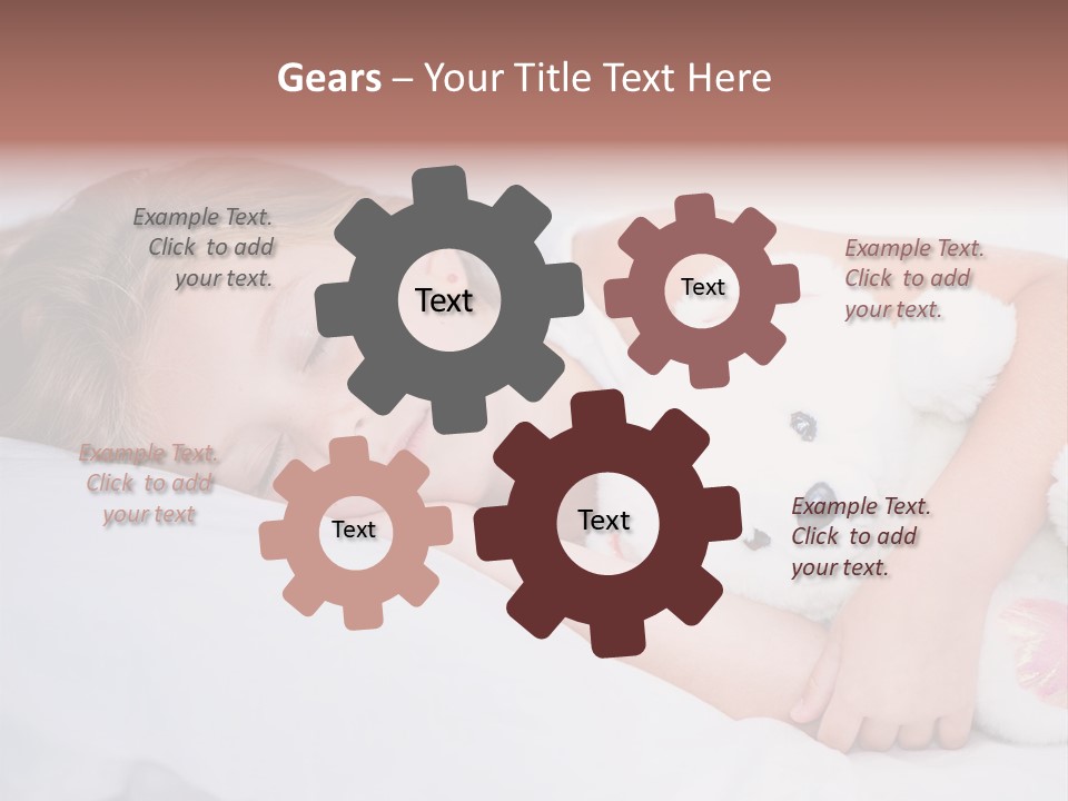 Health Daughter Happy PowerPoint Template