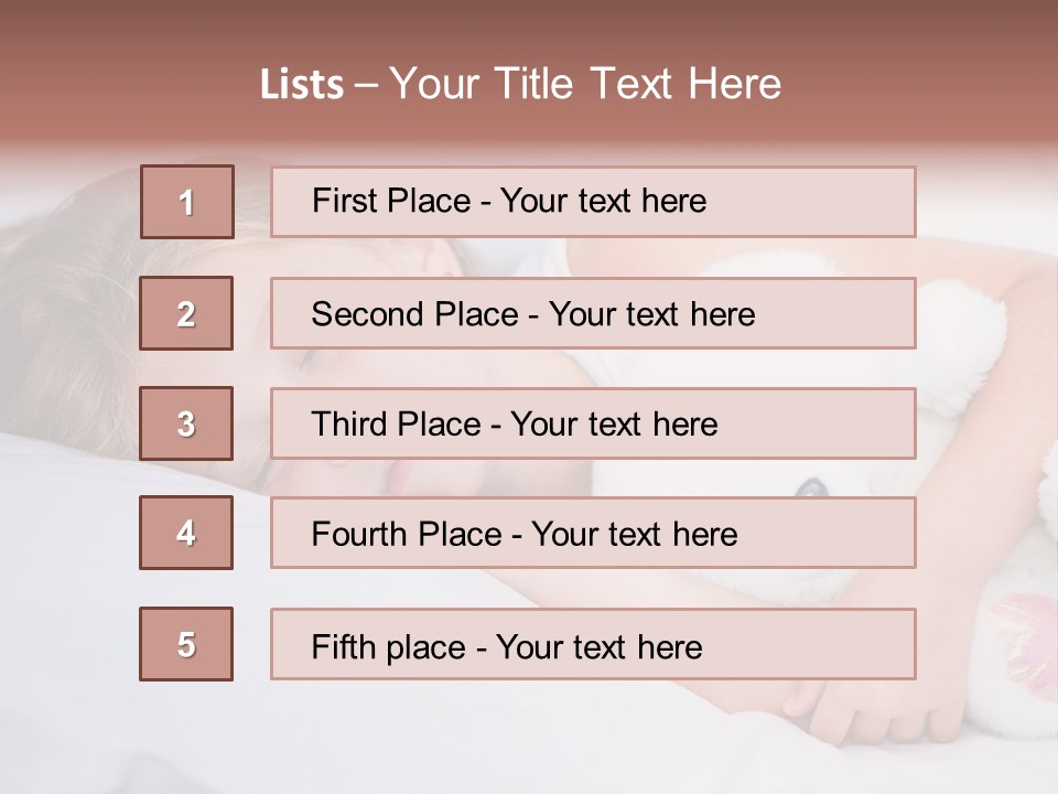 Health Daughter Happy PowerPoint Template