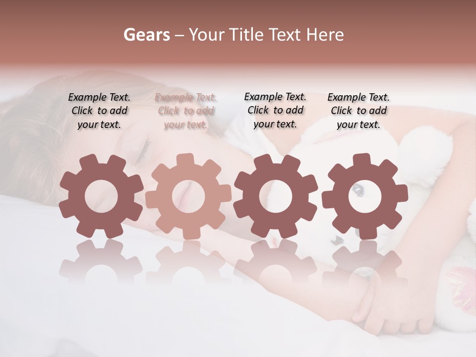 Health Daughter Happy PowerPoint Template