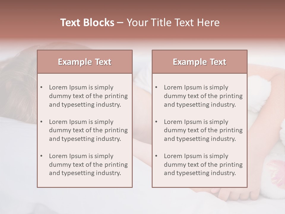 Health Daughter Happy PowerPoint Template