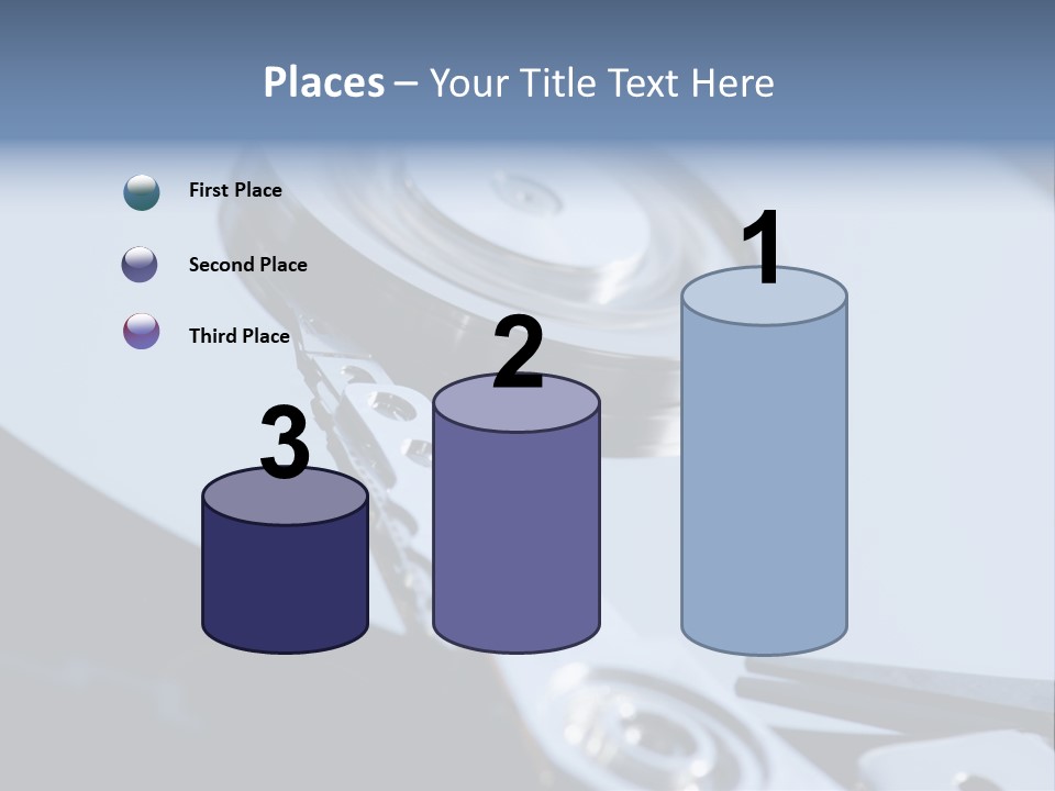 Dust Hard Hard Drive PowerPoint Template