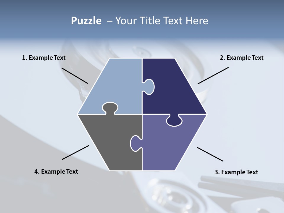 Dust Hard Hard Drive PowerPoint Template