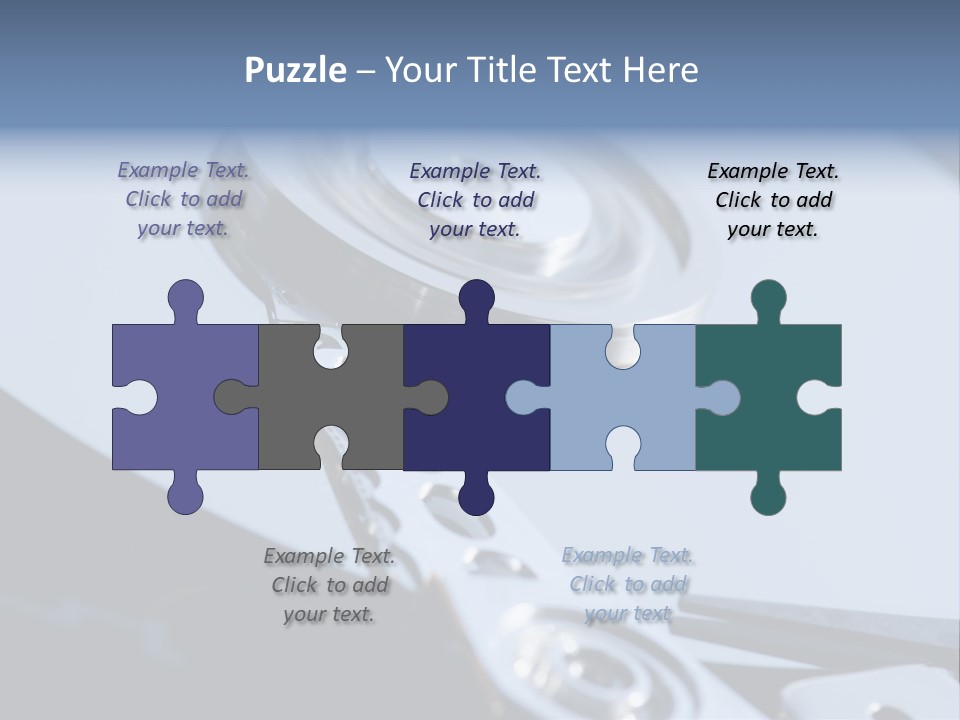 Dust Hard Hard Drive PowerPoint Template