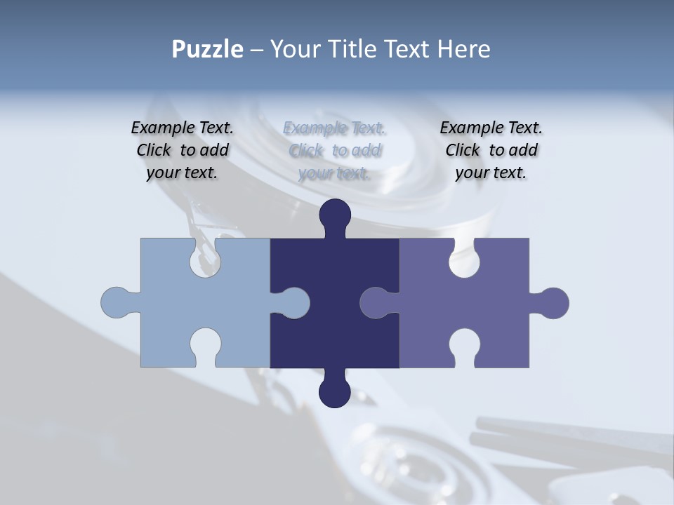 Dust Hard Hard Drive PowerPoint Template