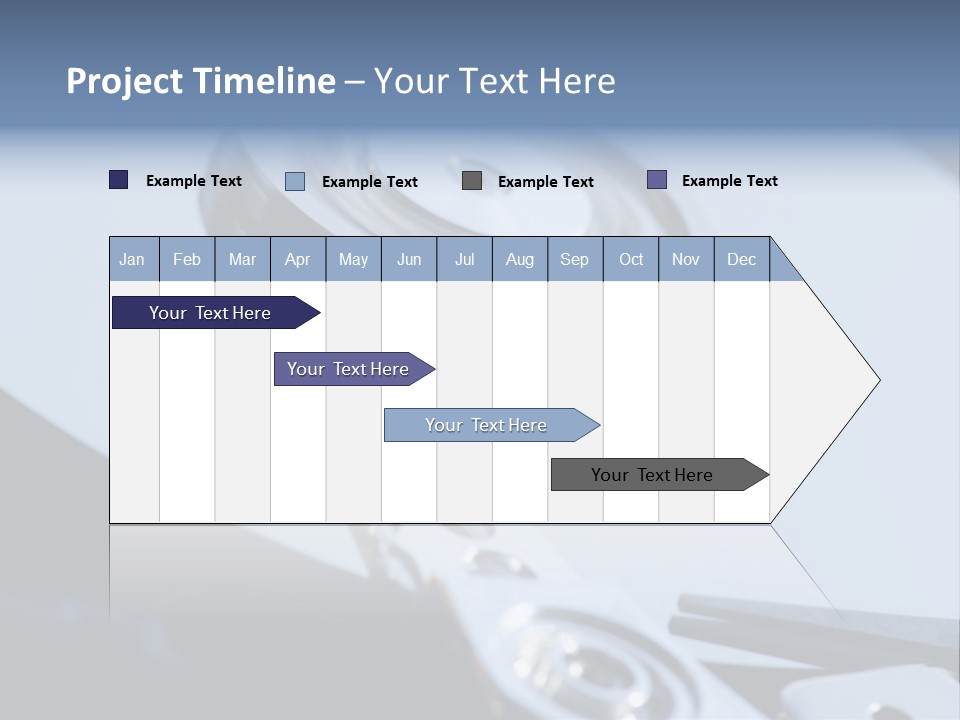 Dust Hard Hard Drive PowerPoint Template
