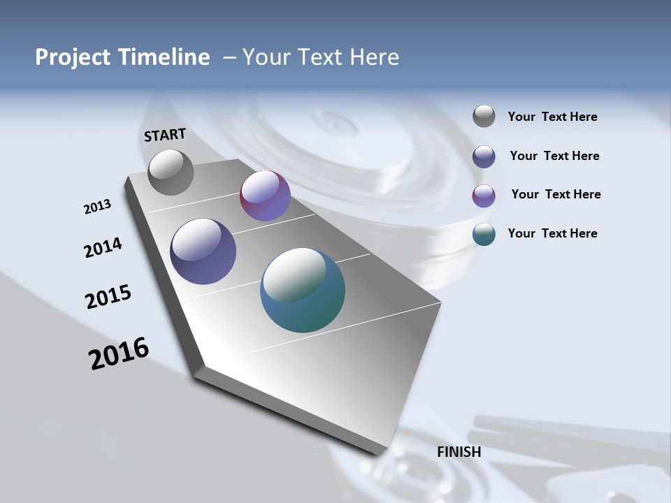 Dust Hard Hard Drive PowerPoint Template