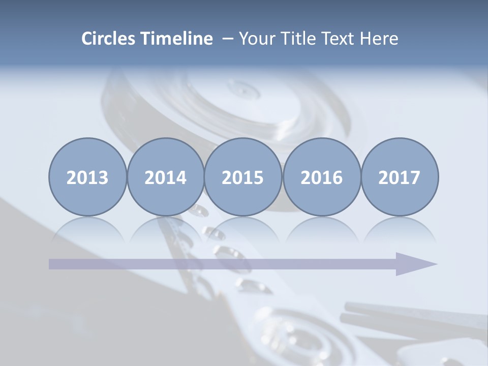 Dust Hard Hard Drive PowerPoint Template