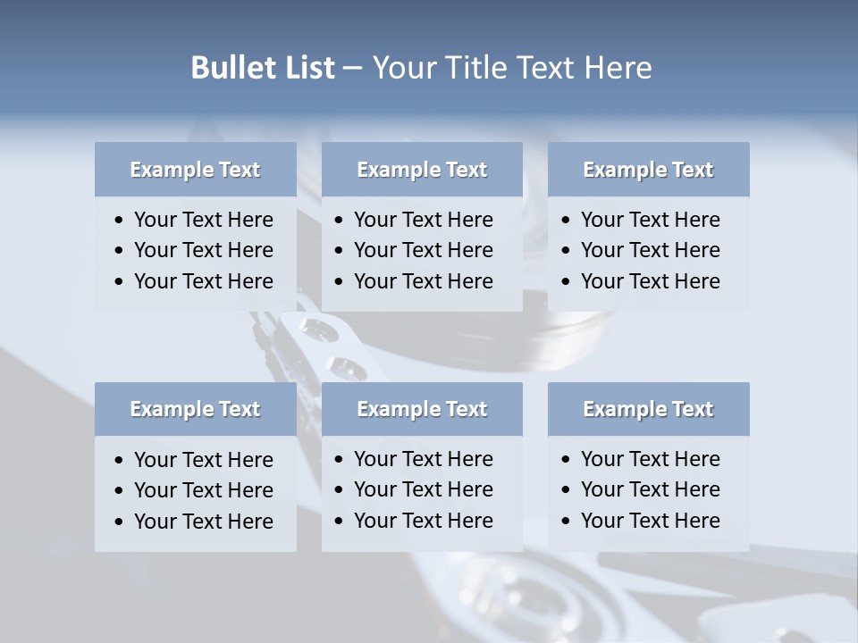 Dust Hard Hard Drive PowerPoint Template