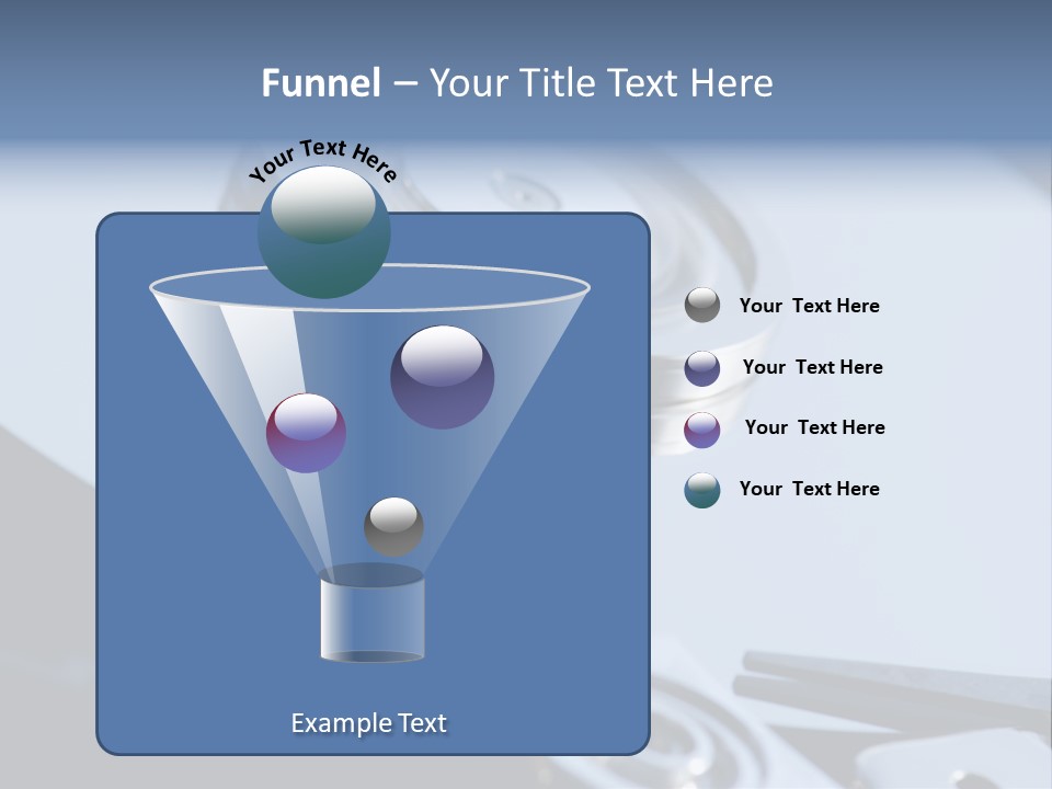 Dust Hard Hard Drive PowerPoint Template