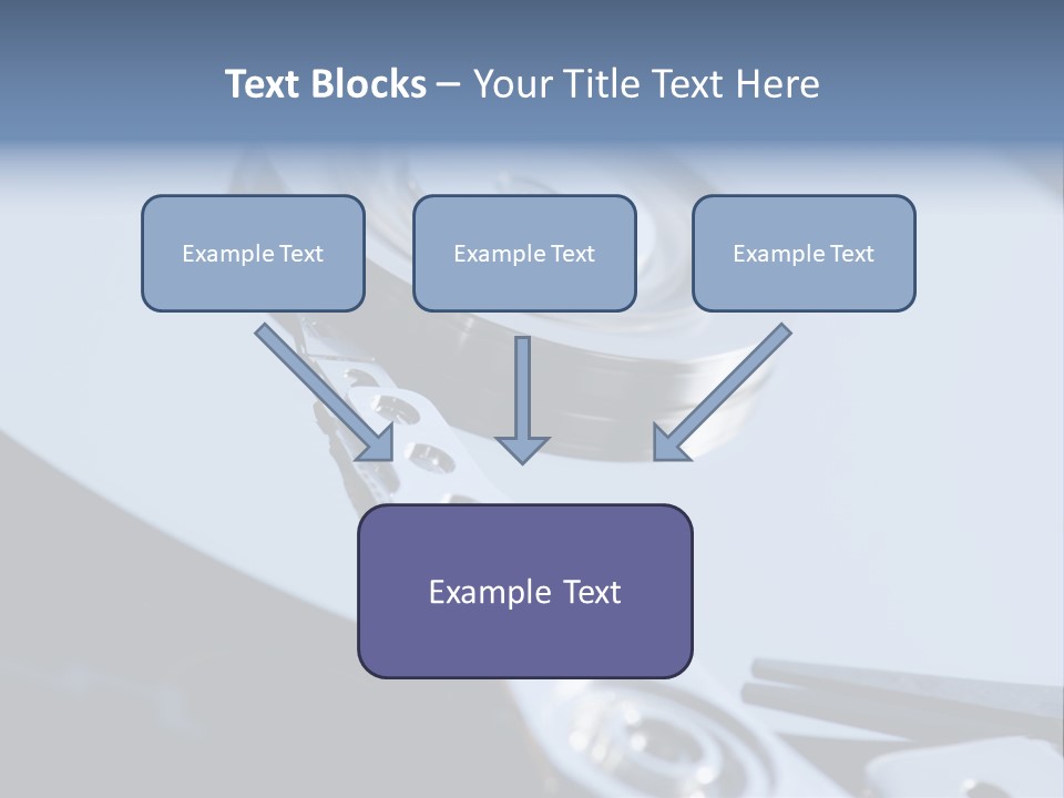 Dust Hard Hard Drive PowerPoint Template