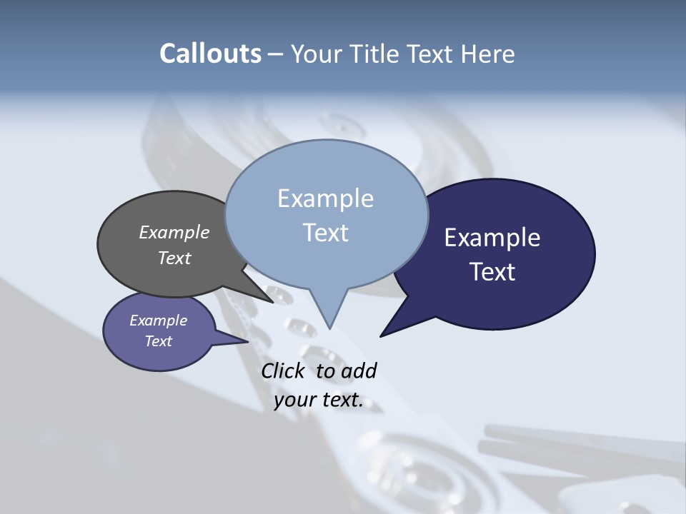 Dust Hard Hard Drive PowerPoint Template