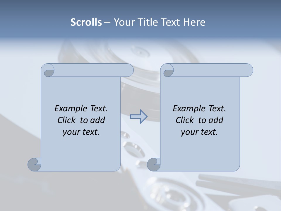 Dust Hard Hard Drive PowerPoint Template