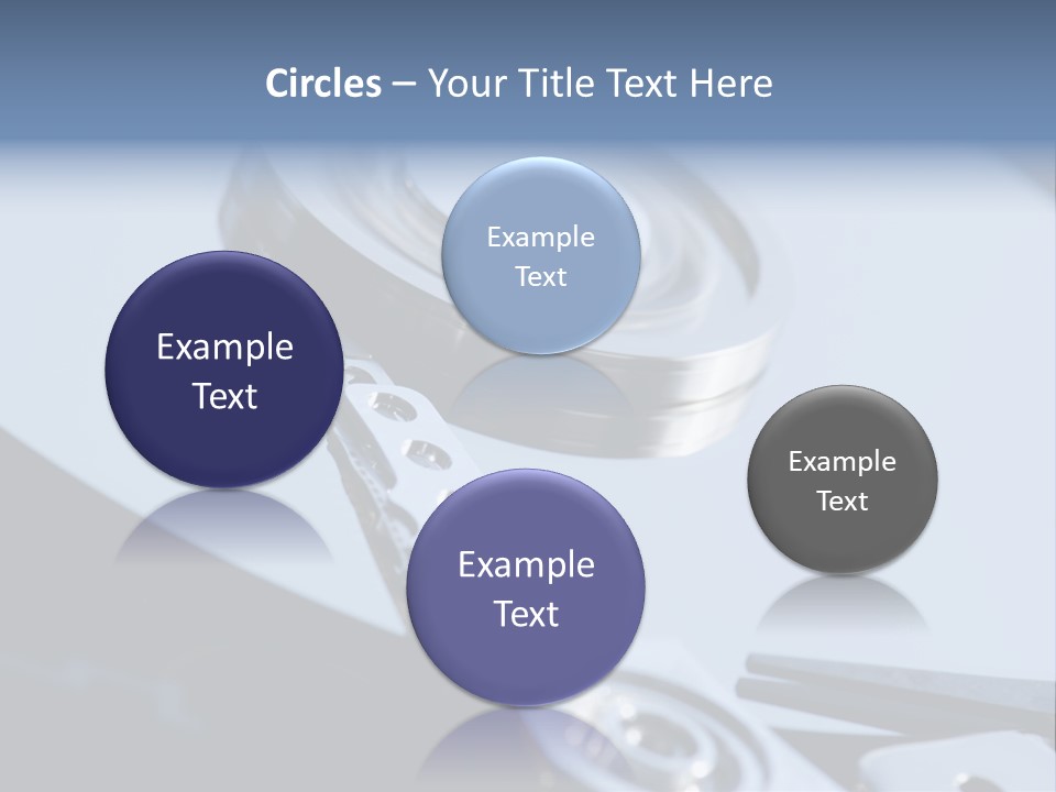 Dust Hard Hard Drive PowerPoint Template