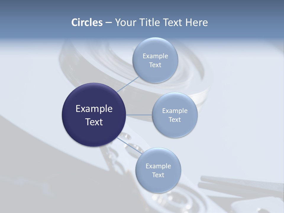 Dust Hard Hard Drive PowerPoint Template