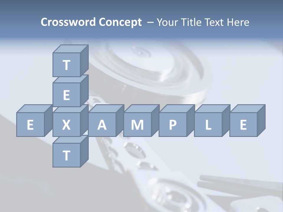 Dust Hard Hard Drive PowerPoint Template