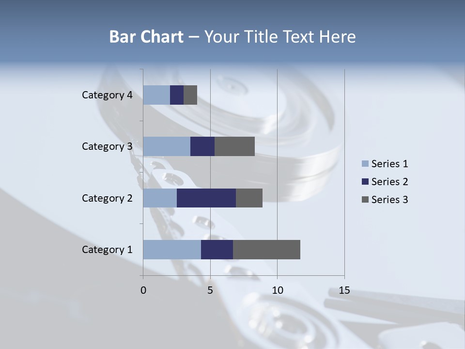 Dust Hard Hard Drive PowerPoint Template