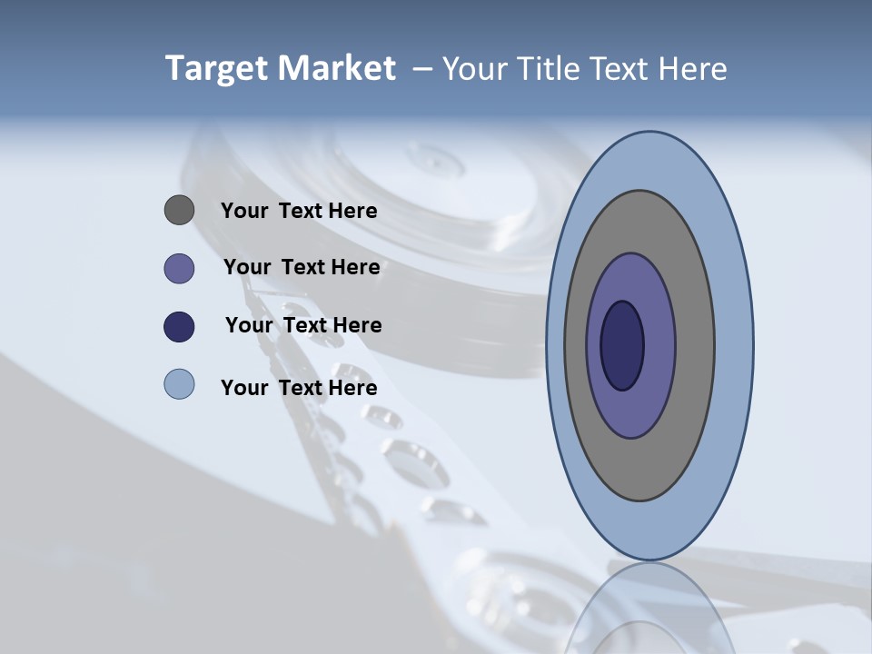 Dust Hard Hard Drive PowerPoint Template