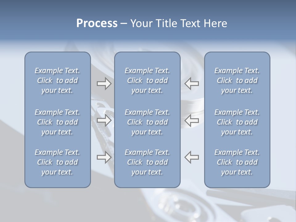 Dust Hard Hard Drive PowerPoint Template