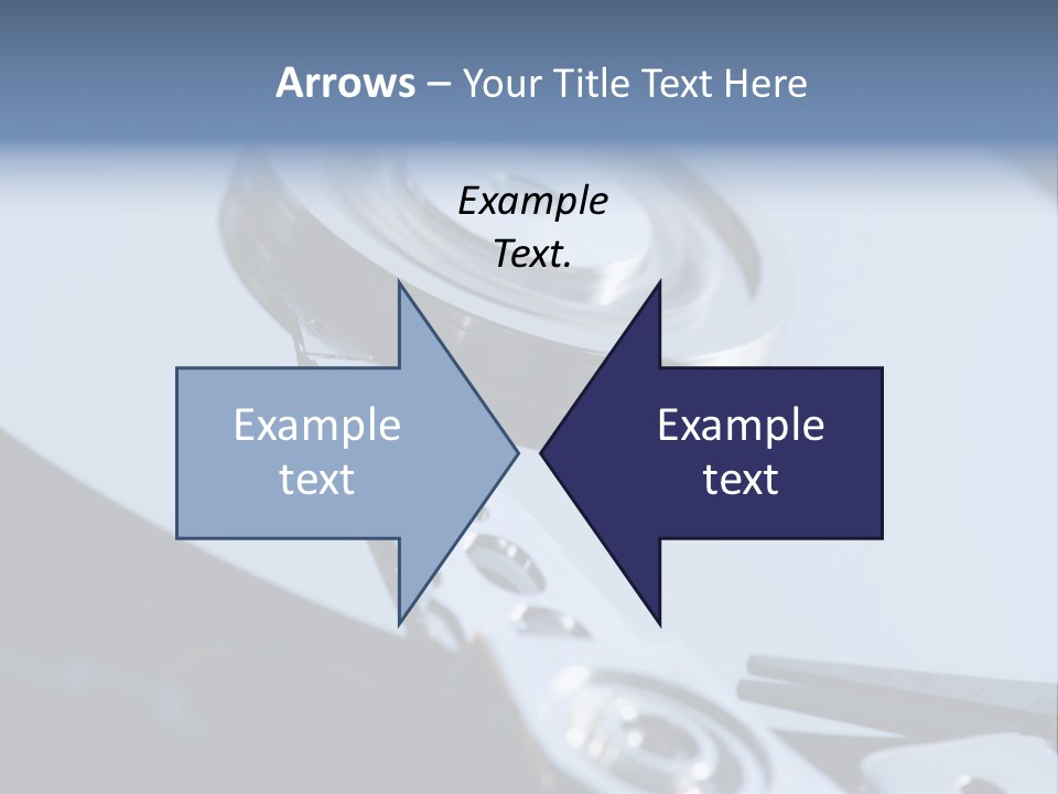 Dust Hard Hard Drive PowerPoint Template