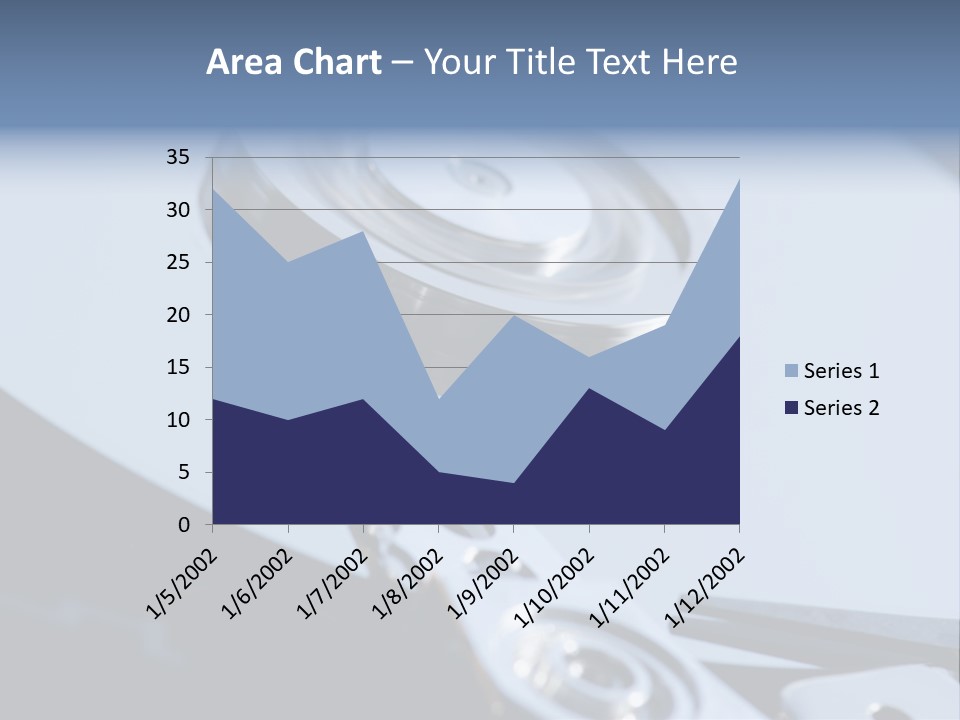 Dust Hard Hard Drive PowerPoint Template