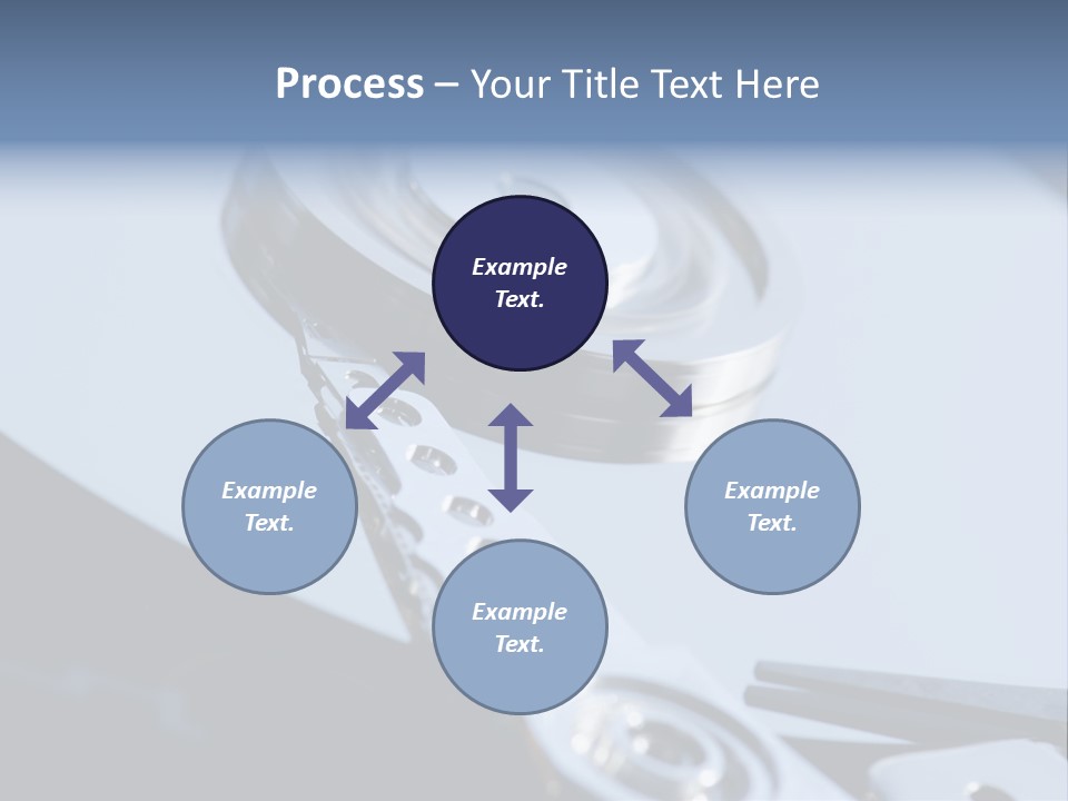 Dust Hard Hard Drive PowerPoint Template