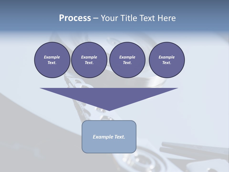 Dust Hard Hard Drive PowerPoint Template