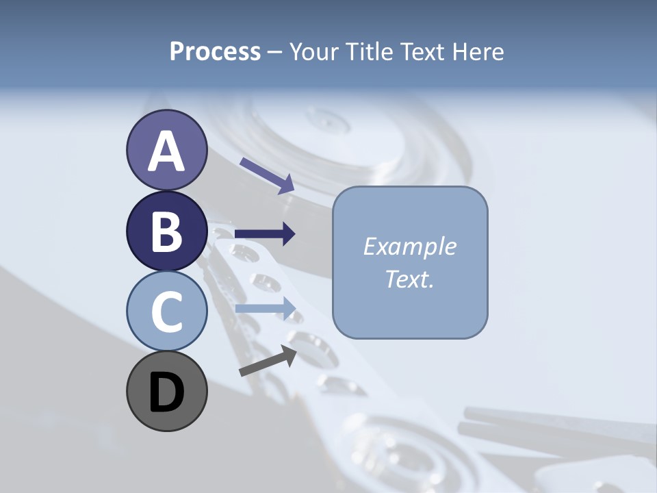 Dust Hard Hard Drive PowerPoint Template