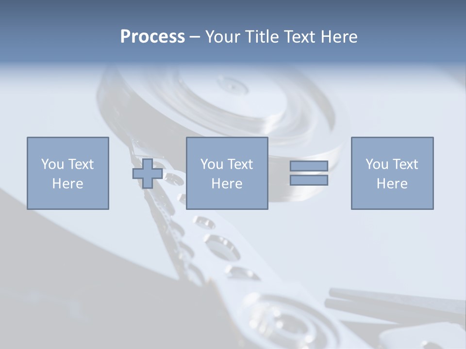 Dust Hard Hard Drive PowerPoint Template