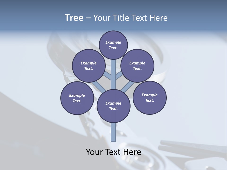 Dust Hard Hard Drive PowerPoint Template