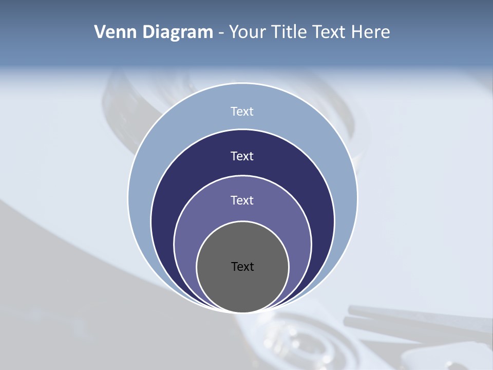 Dust Hard Hard Drive PowerPoint Template