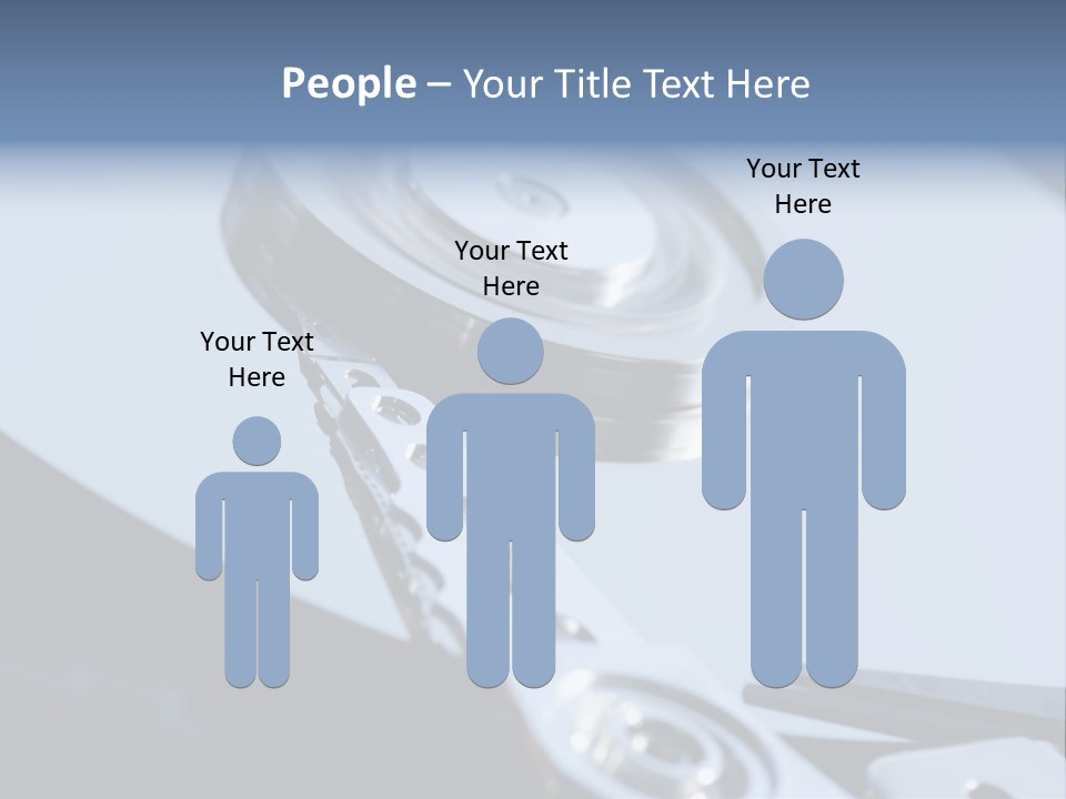 Dust Hard Hard Drive PowerPoint Template