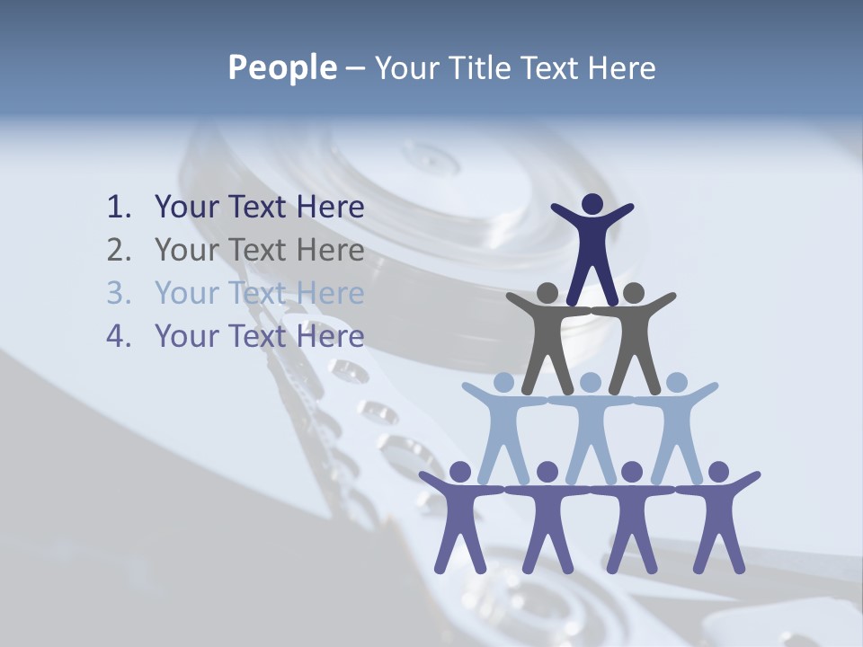 Dust Hard Hard Drive PowerPoint Template