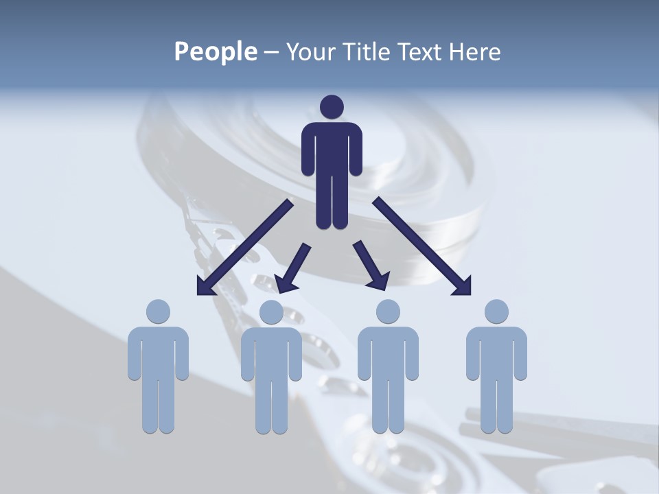 Dust Hard Hard Drive PowerPoint Template