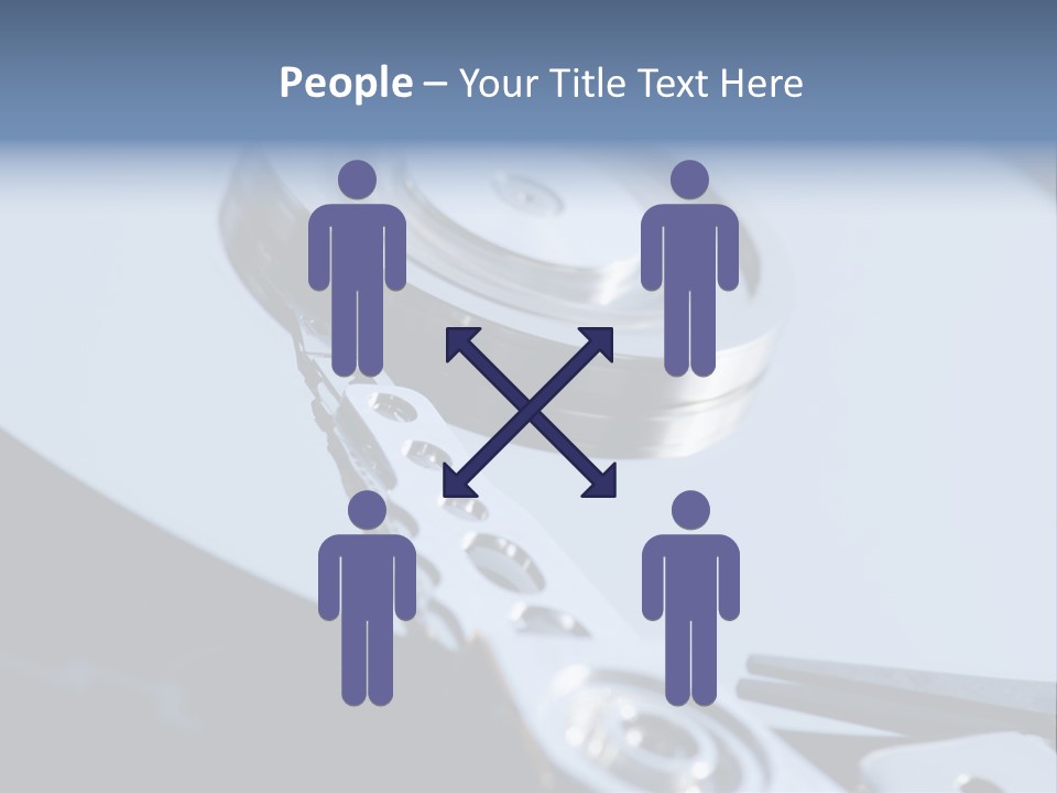 Dust Hard Hard Drive PowerPoint Template